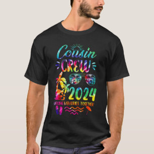 T-shirt Cousin Crew 2024 Réunion Familiale Rendre Des Souv