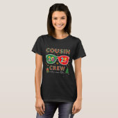 T-shirt Cousin Crew 2025 Funny Christmas Matching Family P (Devant entier)