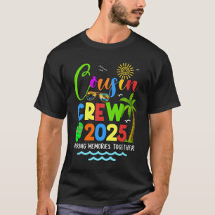 T-shirt Cousin Crew 2025 Summer Vacation Beach Family Matc