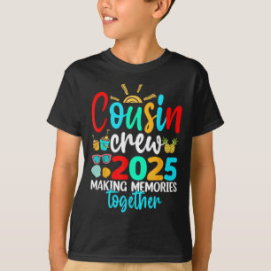 T-shirt Cousin Crew 2025 Summer Vacation Beach Voyage en f