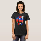 T-shirt Cousin Crew 4th of July  Popsicle Us Flag Patrioti (Devant entier)