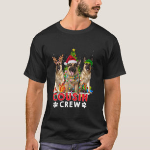 T-shirt Cousin Crew berger allemand Père Noël Christmas Tr