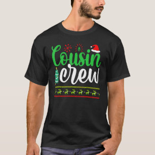 T-shirt Cousin Crew Chapeau de Père Noël Pyjama Famille de