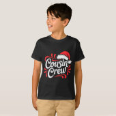 T-shirt Cousin Crew Christmas Xmas Lights Family Matching (Devant entier)