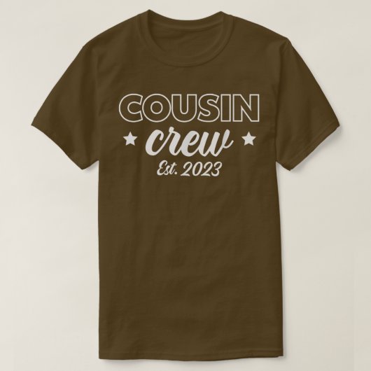 T-shirt Cousin Crew Cousin 2023  (Design devant)