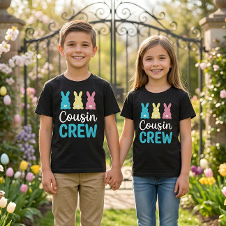 T-shirt Cousin Crew Easter Bunny Boys Kids Family Shirt