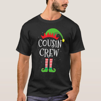 T-shirt Cousin Crew Elf Cute Xmas Pajama Matching Party Ch