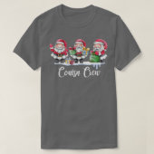 T-shirt Cousin Crew Funny Père Noël Joyeux Noël Joyeux Hol (Design devant)