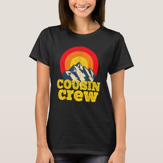 T-shirt Cousin Crew Kids Matching Tees Camping Group Cousi (Devant)