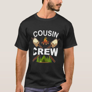 T-shirt Cousin Crew Marshmallow Camping extérieur Sunset S