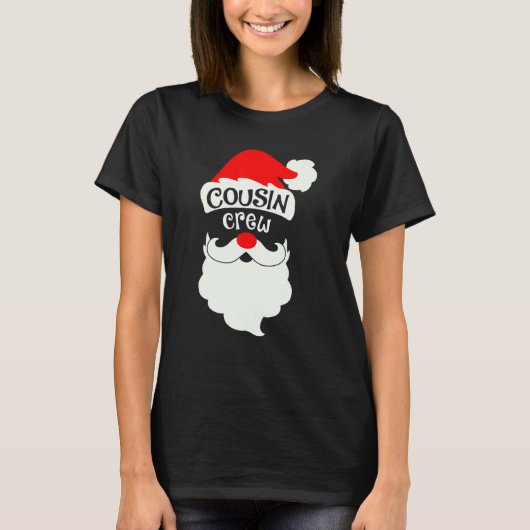 T-shirt Cousin Crew Père Noël Christmas Pajama Gi (Devant)