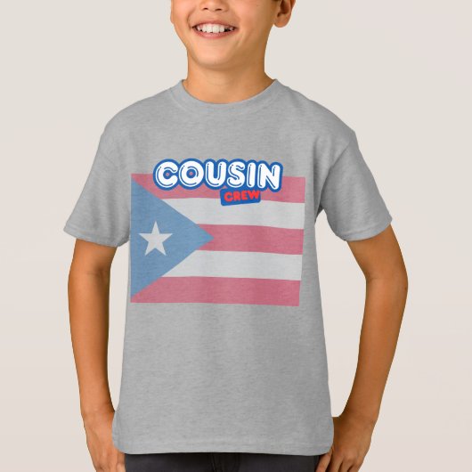 T-shirt Cousin Crew Porto Rico (Devant)