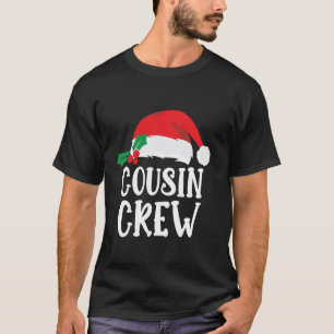 T-shirt Cousin Crew Santa Hat Noël drôle Famille Noël