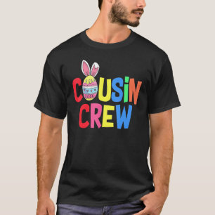 T-shirt Cousin Crew Squad Pâques Jour mignon Bunny Kids To