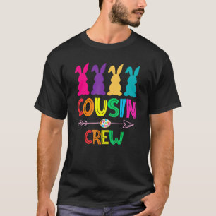 T-shirt Cousin Crew Squad Pâques Jour mignon Bunny Kids To