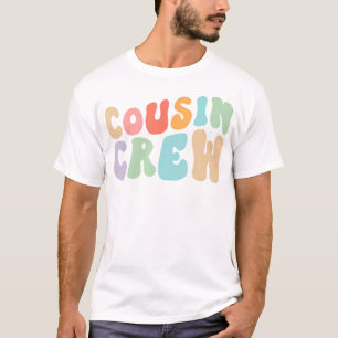 T-shirt Cousin Crew Super Retro Design Famille Matching Co
