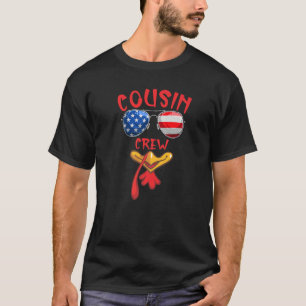 T-shirt Cousin Crew Turquie Face Bon thanksgiving Garçons 