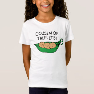 T-Shirt Cousin de cosse de triplets