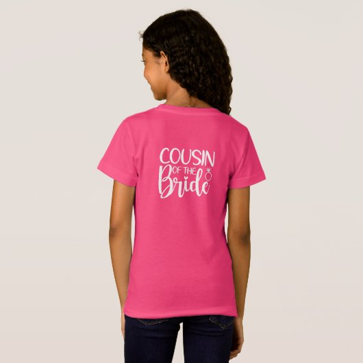 T-Shirt COUSIN de la BRIDE (Dos entier)