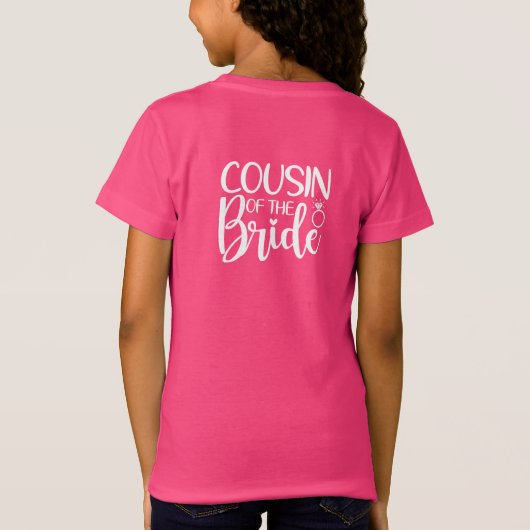 T-Shirt COUSIN de la BRIDE (Dos)