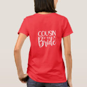 T-shirt COUSIN de la BRIDE (Dos)