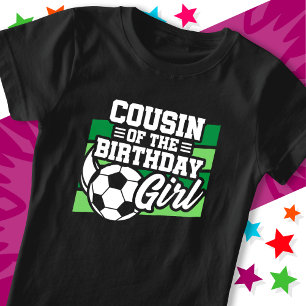 T-Shirt Cousin de la fête de football pour enfants de l'an