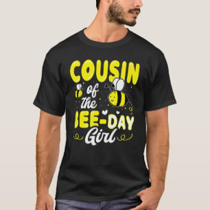 T-shirt Cousin De La Fête De L'Abeille Fille Hive Fête Cor