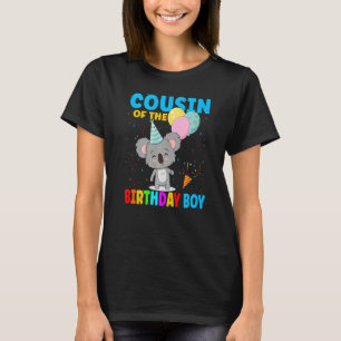 T-shirt Cousin De L'Anniversaire Boy Koala Bear Famille Ko