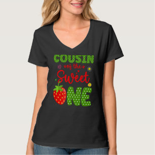 T-shirt Cousin De L'Anniversaire Une Fraise 1Er Fruit B