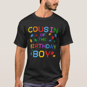 T-shirt Cousin de l'édifice de construction pour garçons d