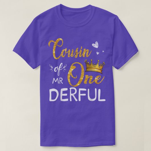 T-shirt Cousin de M. Onederful (Design devant)