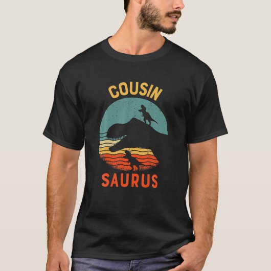 T-shirt Cousin Dinosaur Cousinsaurus Matching Family (Devant)
