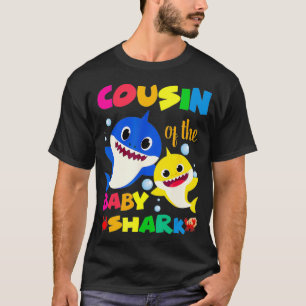 T-shirt Cousin Du Bébé Requin Anniversaire Cousin Requin _