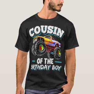 T-shirt Cousin du Birthday Boy Monster Truck Birthday