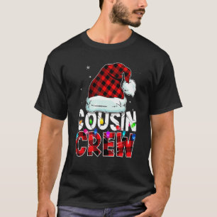 T-shirt Cousin du Christ Crew Buffalo Red Plaid Pajamas Fa