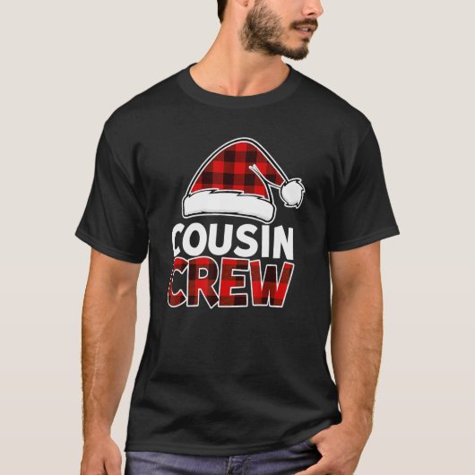 T-shirt Cousin du Christ Crew Buffalo Red Plaid Pajamas Fa (Devant)