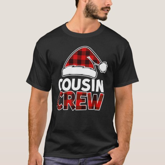 T-shirt Cousin du Christ Crew Buffalo Red Plaid Pajamas Fa (Devant)