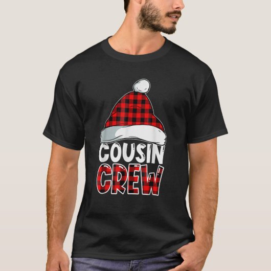 T-shirt Cousin du Christ Crew Buffalo Red Plaid Pajamas Fa (Devant)