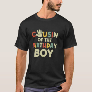 T-shirt Cousin Du Garçon D'Anniversaire Salut 5 Ans Annive