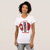 T-shirt Cousin du numéro 1 (Devant entier)