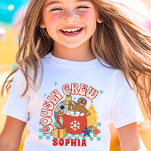 T-shirt Cousin équipage Noël assorti cousins rétro