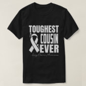 T-shirt COUSIN le plus dur jamais Lung Cancer Sensibilisat (Design devant)