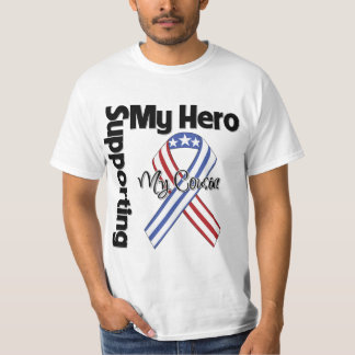 T-shirt Cousin - militaires soutenant mon héros