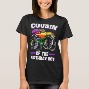 T-shirt Cousin Of The Birthday Boy Family Monster Camion P
