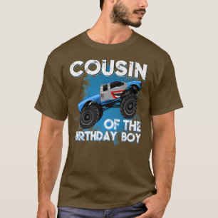 T-shirt Cousin Of The Birthday Boy Monster Truck Anniversa