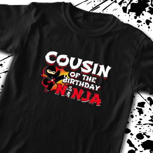 T-shirt Cousin of the Birthday Ninja - Anniversaire
