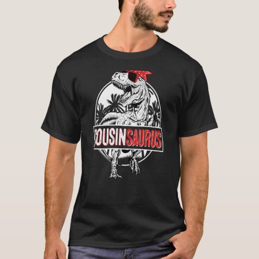 T-shirt Cousin Saurus Dinosaur Cousinsaurus T Rex F (Devant)