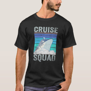 T-shirt Cousin Squad 2022 - Vacances de bateau de croisièr