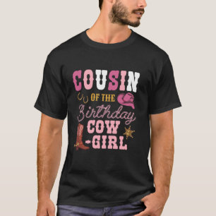 T-shirt Cousine de la fille qui fête son anniversaire Thèm