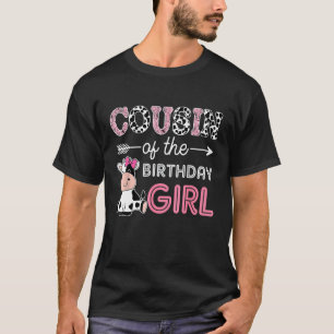 T-shirt Cousine de la vache de la ferme de la fille d'anni